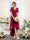 A-Line V-Neck Short Sleeves Ruched Asymmetrical Chiffon Bridesmaid Dresses