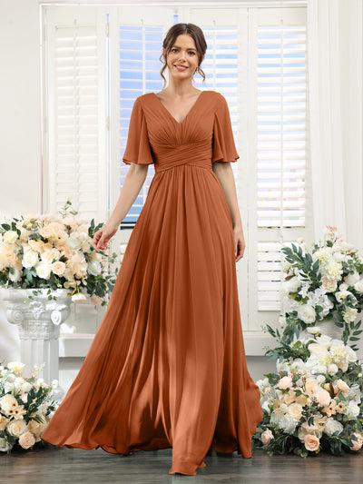 Chicbridal One Shoulder Prom Dresses Long Slit Satin A-Line Formal Evening  Gowns for Women Burnt Orange US10, V110A-Burnt Orange-US10 at Amazon  Women's Clothing store