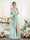 A-Line V-Neck Spaghetti Straps Chiffon Bridesmaid Dresses with Pockets