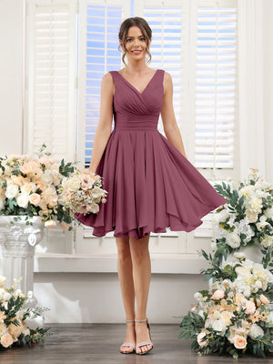 mauve bridesmaid dresses short Knee Length,Short Mini Vintage Mauve Bridesmaid Dresses: Buy Women's Dresses Online at STACEES