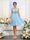 A-Line V-Neck Sleeveless Ruched Chiffon Short Bridesmaid Dresses