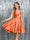 A-Line Spaghetti Straps Sleeveless Short Silk Satin Homecoming Dresses