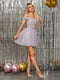 A-Line/Princess Spaghetti Straps Tulle Short Dresses with Appliques