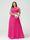 A-Line/Princess Criss Cross Sleeveless Chiffon Plus Size Bridesmaid Dresses with Sash