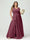 A-Line/Princess V-Neck Sleeveless Chiffon Ruffles Plus Size Bridesmaid Dresses with Pockets