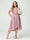 A-Line/Princess V-Neck Short Sleeves Chiffon Ruffles High-Low Plus Size Bridesmaid Dresses with Pockets