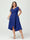 A-Line/Princess V-Neck Short Sleeves Chiffon Ruffles High-Low Plus Size Bridesmaid Dresses with Pockets