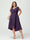 A-Line/Princess V-Neck Short Sleeves Chiffon Ruffles High-Low Plus Size Bridesmaid Dresses with Pockets