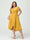 A-Line/Princess V-Neck Short Sleeves Chiffon Ruffles High-Low Plus Size Bridesmaid Dresses with Pockets