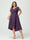 A-Line/Princess V-Neck Short Sleeves Chiffon Ruffles High-Low Plus Size Bridesmaid Dresses with Pockets