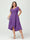 A-Line/Princess V-Neck Short Sleeves Chiffon Ruffles High-Low Plus Size Bridesmaid Dresses with Pockets