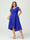 A-Line/Princess V-Neck Short Sleeves Chiffon Ruffles High-Low Plus Size Bridesmaid Dresses with Pockets