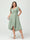 A-Line/Princess V-Neck Short Sleeves Chiffon Ruffles High-Low Plus Size Bridesmaid Dresses with Pockets