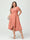 A-Line/Princess V-Neck Short Sleeves Chiffon Ruffles High-Low Plus Size Bridesmaid Dresses with Pockets