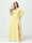 A-Line/Princess V-Neck Long Sleeves Chiffon Split Side Plus Size Bridesmaid Dresses With Pockets Belt