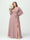 A-Line/Princess V-Neck Long Sleeves Chiffon Split Side Plus Size Bridesmaid Dresses With Pockets Belt