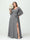 A-Line/Princess V-Neck Long Sleeves Chiffon Split Side Plus Size Bridesmaid Dresses With Pockets Belt