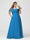 A-Line/Princess V-Neck Short Sleeves Chiffon Split Side Plus Size Bridesmaid Dresses with Pockets