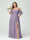 A-Line/Princess Spaghetti Straps Short Sleeves Chiffon Ruched Split Side Plus Size Bridesmaid Dresses with Pockets