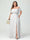 A-Line/Princess Off-the-Shoulder Short Sleeves Chiffon Split Side Plus Size Bridesmaid Dresses with Pockets