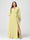A-Line/Princess V-Neck Long Sleeves Chiffon Plus Size Bridesmaid Dresses with Pockets