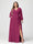 A-Line/Princess V-Neck Long Sleeves Chiffon Plus Size Bridesmaid Dresses with Pockets