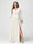 A-Line/Princess V-Neck Long Sleeves Chiffon Plus Size Bridesmaid Dresses with Pockets