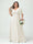 A-Line/Princess V-Neck Half Sleeves Chiffon Plus Size Bridesmaid Dresses with Pockets