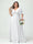 A-Line/Princess V-Neck Half Sleeves Chiffon Plus Size Bridesmaid Dresses with Pockets