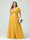 A-Line/Princess V-Neck Short Sleeves Chiffon Plus Size Bridesmaid Dresses with Pockets