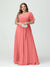 A-Line/Princess V-Neck Short Sleeves Chiffon Split Side Plus Size Bridesmaid Dresses with Pockets Belt