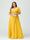 A-Line/Princess V-Neck Short Sleeves Chiffon Split Side Plus Size Bridesmaid Dresses with Pockets Belt