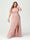 Sheath/Column Spaghetti Straps Off-the-Shoulder Chiffon Split Side Plus Size Bridesmaid Dresses