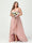 A-Line/Princess Spaghetti Straps Chiffon Ruffles Asymmetrical Plus Size Bridesmaid Dresses with Pockets