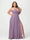 A-Line/Princess Halter Sleeveless Chiffon Ruched Split Side Plus Size Bridesmaid Dresses with Pockets