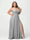 A-Line/Princess Halter Sleeveless Chiffon Ruched Split Side Plus Size Bridesmaid Dresses with Pockets