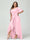 Sheath/Column V-Neck Short Sleeves Ruffles Asymmetrical Plus Size Dresses with Pockets & Sash