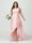A-Line/Princess Spaghetti Straps Sleeveless Ruffles Asymmetrical Plus Size Bridesmaid Dresses