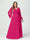 A-Line/Princess V-Neck Long Sleeves Chiffon Split Side Plus Size Bridesmaid Dresses with Pockets