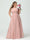 A-Line/Princess Spaghetti Straps Sleeveless Chiffon Ruched Plus Size Bridesmaid Dresses with Pockets