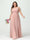 A-Line/Princess Spaghetti Straps Sleeveless Chiffon Ruched Plus Size Bridesmaid Dresses with Pockets