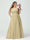 A-Line/Princess Spaghetti Straps Sleeveless Chiffon Ruched Plus Size Bridesmaid Dresses with Pockets