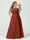 A-Line/Princess Spaghetti Straps Sleeveless Chiffon Ruched Plus Size Bridesmaid Dresses with Pockets