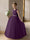 Tulle Ball Gown/Princess Flower Girl Dresses With Pearls & Satin Bowknot
