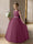 Tulle Ball Gown/Princess Flower Girl Dresses With Pearls & Satin Bowknot