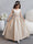 Crew Neck Satin Flower Girl Dresses with Bowknot
