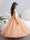 Crew Neck Lace Tulle Flower Girl Dresses with Pearls & Bowknot