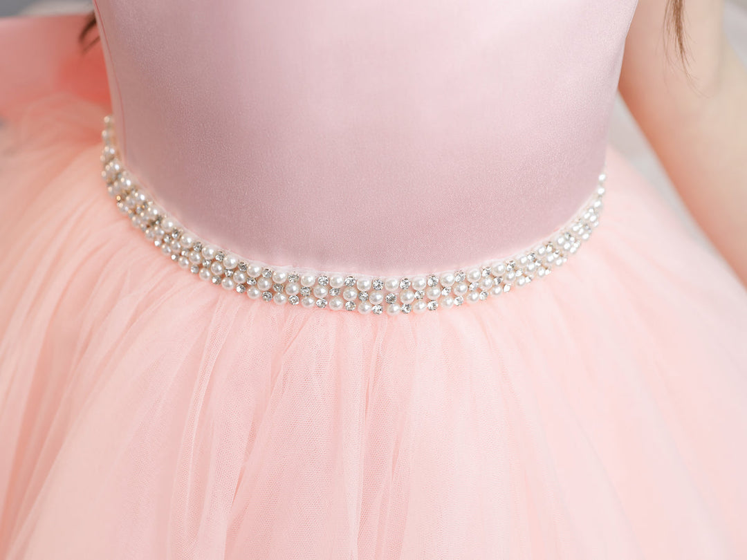 Tulle Ball Gown/Princess Ruffles Flower Girl Dresses With Pearls &amp; Bowknot