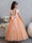 Tulle Ball Gown/Princess Short Sleeves Flower Girl Dresses With Bowknot