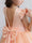 Tulle Ball Gown/Princess Short Sleeves Flower Girl Dresses With Bowknot
